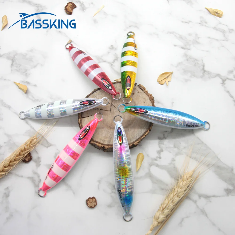 BASSKING рыболовные приманки 140 г 180 200 жесткая приманка металлический медленный джиг