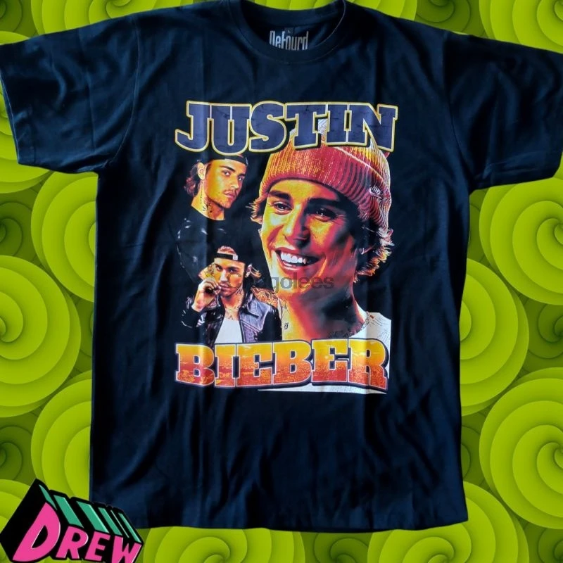 Футболка унисекс Джастин Бибер рэп |