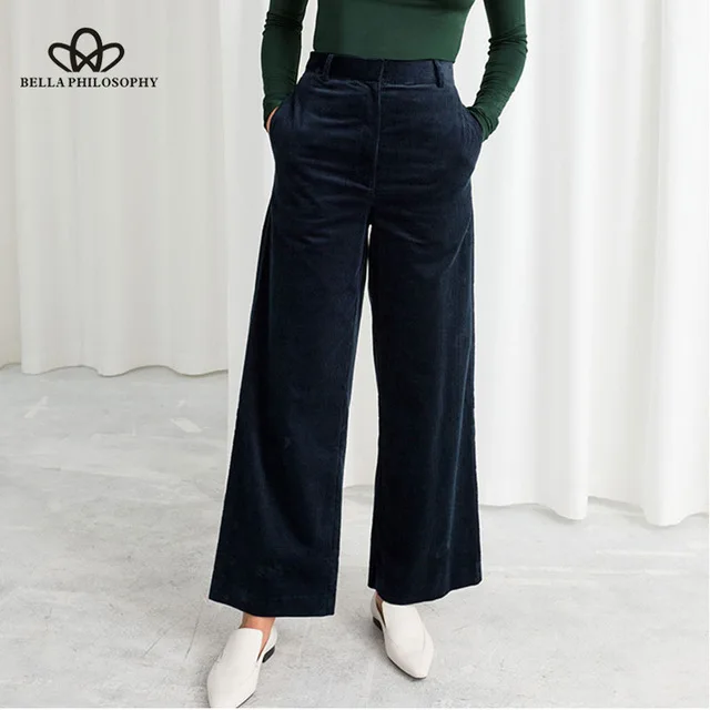 Bella, Осенний вельветовый Блейзер highstreet, брюки, теплый пиджак для офисных леди, вельветовое пальто с длинным рукавом, женские костюмы - Цвет: Blue