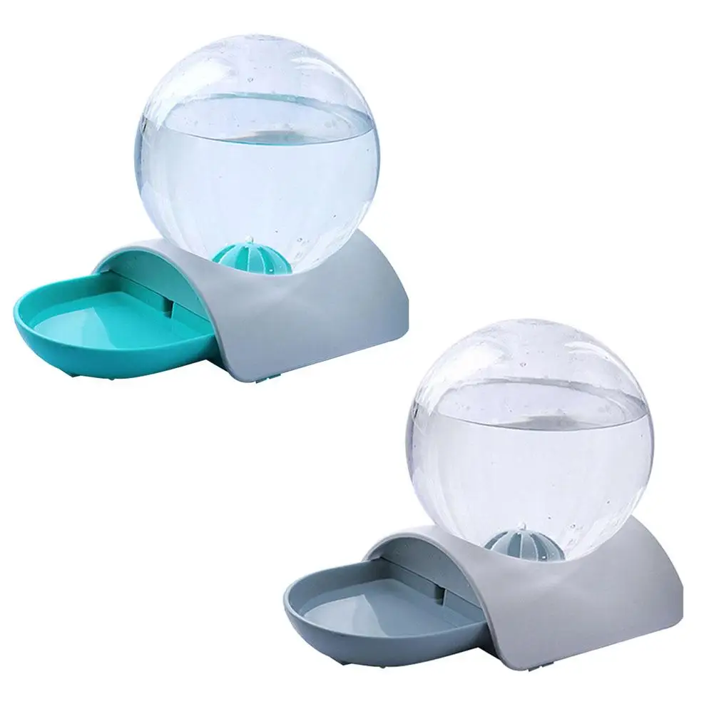 Автоматический питьевой фонтан для домашних животных с сферической бутылкой