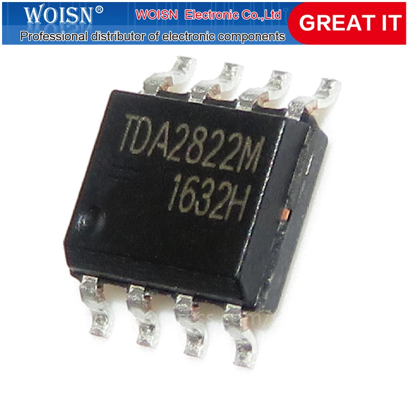 

500PCS TDA2822M SOP8 TDA2822 SOP audio amplifier In Stock