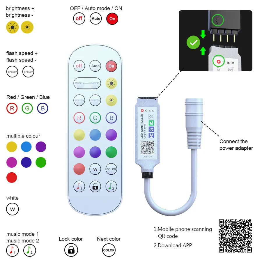 

Only sell 24K Bluetooth controller and power adapter