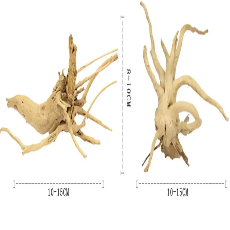 

Natural Tree Trunk Driftwood Aquarium Fish Tank Ornament Reptile Cylinder Making Roots Plant Wood Decoration (ramdon shape) #