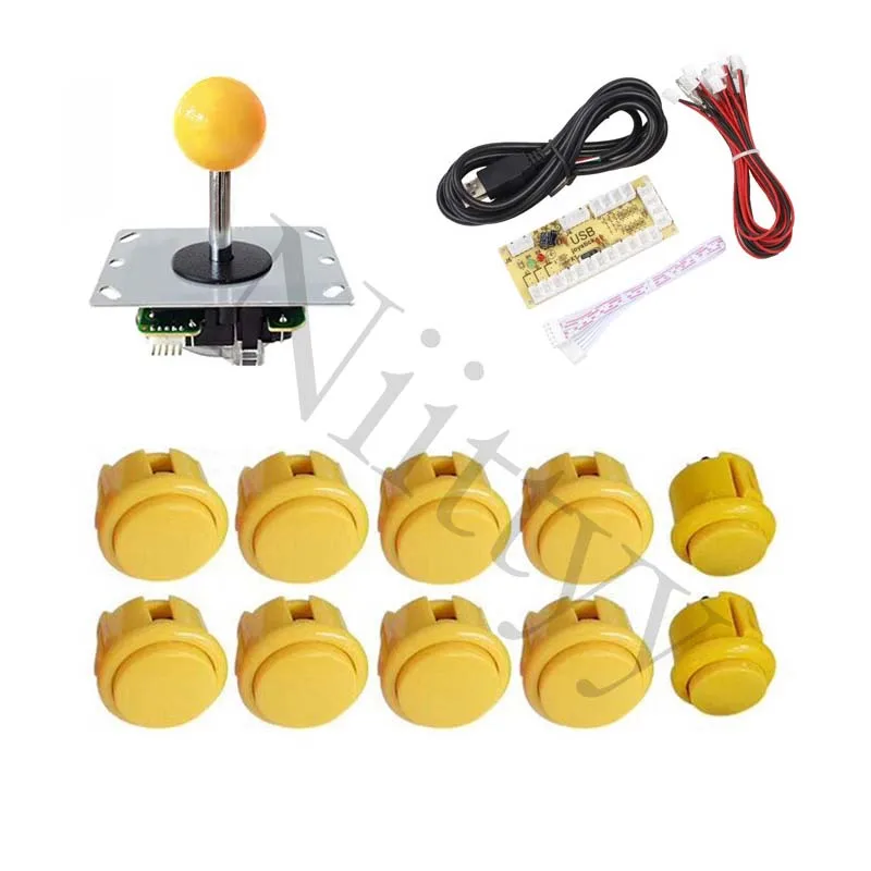Аркадный шкаф джойстик DIY Kit Zero Delay USB энкодер для ПК PS3 Sanwa Джойстик Аркада кнопки