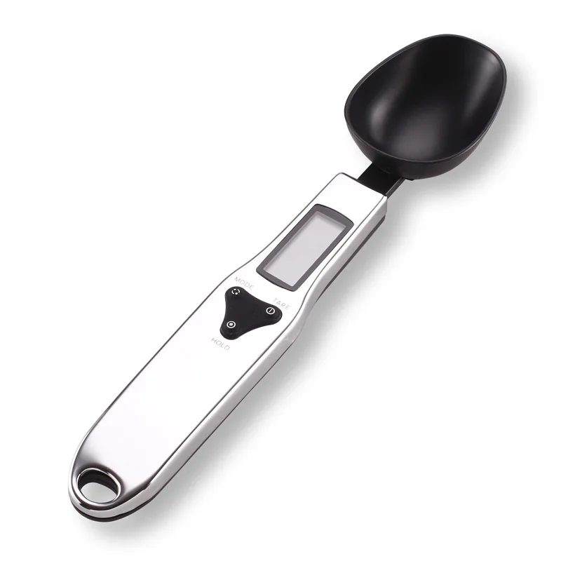 Smart Digital Kitchen Scale Spoon LCD Display Mini Food Volumn Measuring Weighing Tool 500/0.1g Baking Cooking Coffee New Design