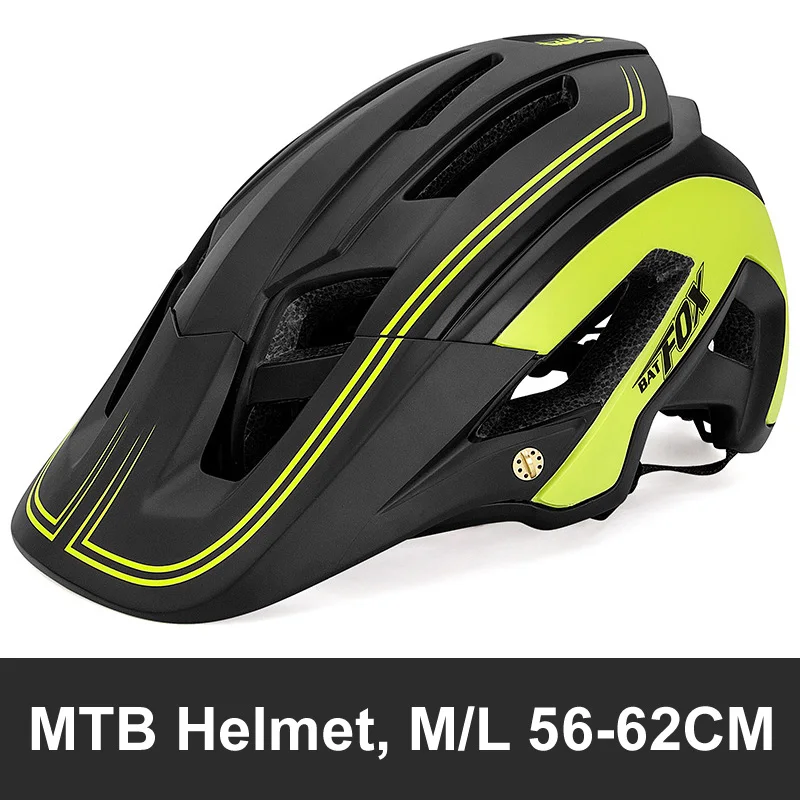 9 Batfox велосипедный шлем ультралегкий велосипедный шлем Casco Ciclismo интегрально-Формованный велосипедный шлем дорожный горный MTB шлем 56-62 см - Цвет: 9