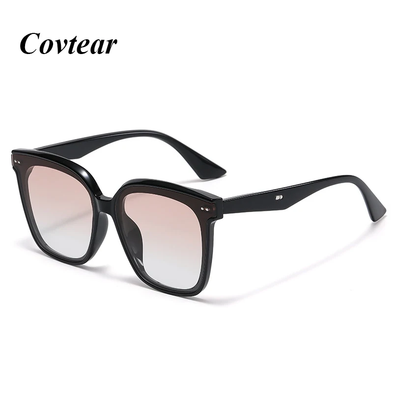 

2022 модные квадратные солнцезащитные очки в стиле ретро с гвоздиками, брендовые Дизайнерские мужские и женские солнцезащитные очки, Классич...