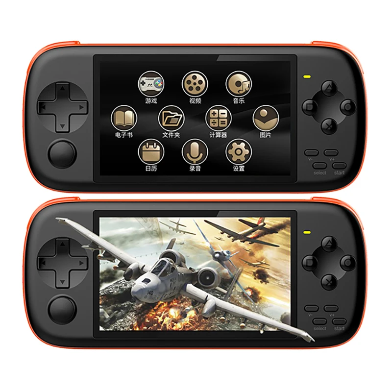 Портативная игровая консоль POWKIDDY J6 4 3 дюйма IPS HD 2300 мА 16 ГБ|Портативные игровые