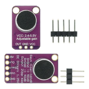 Электретный микрофон усилитель стабильный MAX9814 модуль автоматического управления усилением
