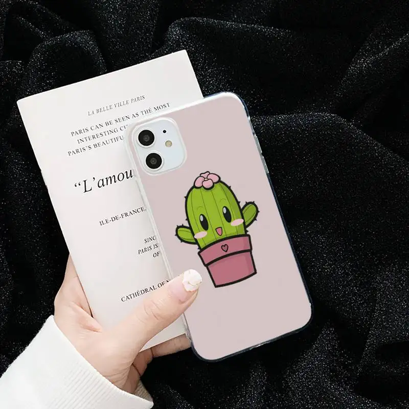 

Avocado cartoon pattern funny Phone Case Transparent soft For iphone 5 5s 5c se 6 6s 7 8 11 12 plus mini x xs xr pro max