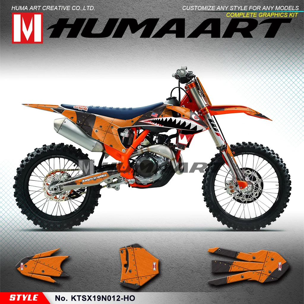 Графическая наклейка HUMAART MX для 125SX 150SX 250SX 250SXF 350SXF 450SXF 250XC 300XC 250XCF 350XCF 450XCF 2019
