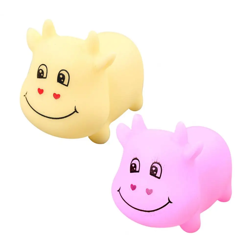 

3Pcs Cows Design Vent Ball Squeeze Decompression Stress Relief Toy Kids Gift