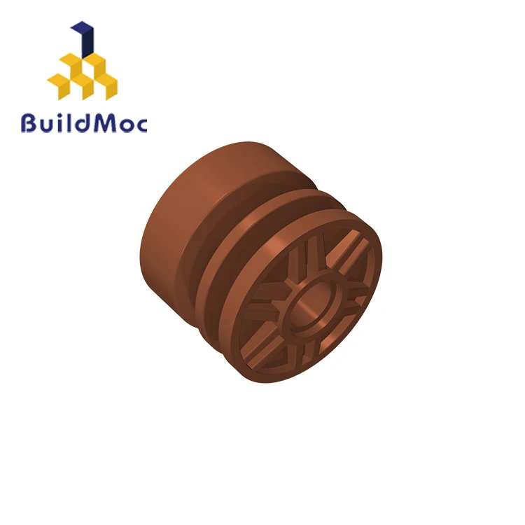 BuildMOC 55981 колесо 18 мм x 14 со штифтовым отверстием искусственные болты и Shallo для