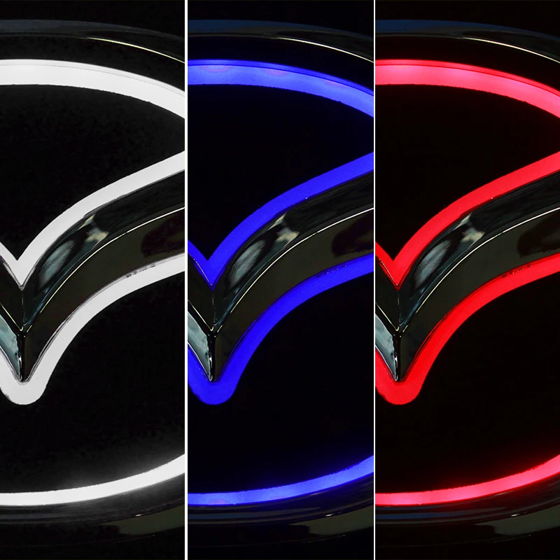 Светодиодный светильник с эмблемой 5D для mazda 6 gg gh mazda 3 bl cx5 cx-6 CX-3 rx8 cx 7 светодиодный светильник с эмблемой
