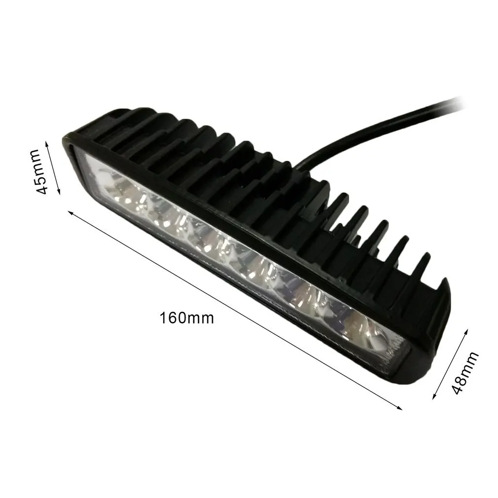 

1 Pcs 6 inch Mini 18W LED Light Bar Motorcycle LED Bar Offroad 4x4 ATV Daytime Running Lights Truck Tractor Warning Work Light