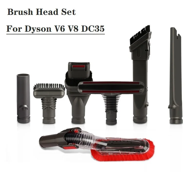 

Dust Brush Suction Head For Dyson V6 V8 DC35 DC45 DC52 DC58 DC59 DC62 DC63 Robot Vacuum Cleaner Parts Accessories