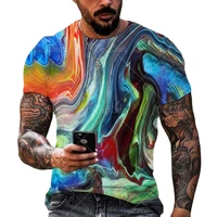 tie dye printed short sleeve t shirts men hip hop 2021 new streetwear top tees fashion casual tshirt