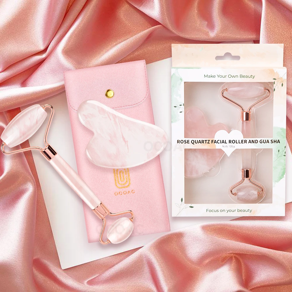 Массажеры гуаша нефритовые для ухода за лицом набор из 2 предметов массажа лица