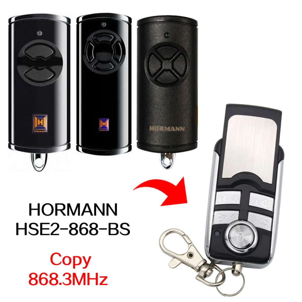 HORMANN HSE2 HSE4 BS дистанционного Управление 868 3 МГц ворота гаража хорманн HS5 HSE на