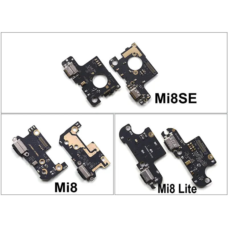 

New USB Charge Board & Microphone Module For Xiaomi Mi8 / Mi8 Lite / Mi8SE Charging Port Dock Flex Cable Repair Parts