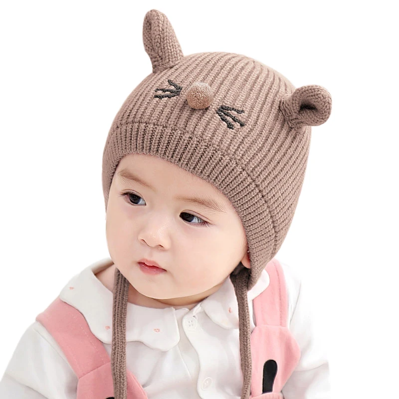 2020 Симпатичные детские шляпы шапки с мультяшными ушками для мальчиков и девочек