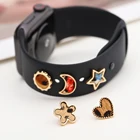 Декоративные подвески для браслета Apple Watch, металлический креативный ремешок с заклепками для iwatch, аксессуары для браслета