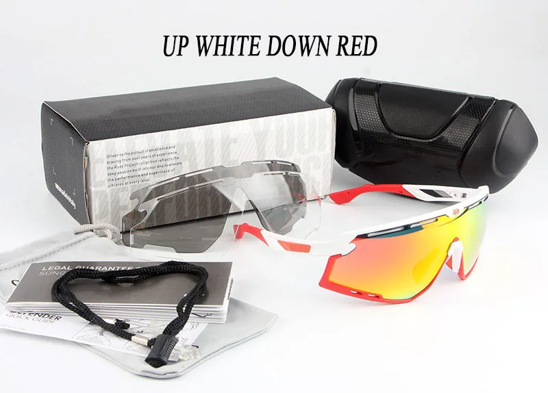 white red Солнцезащитные очки defende r - Цвет: white red