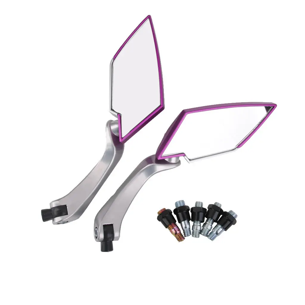 

1 пара, универсальные боковые зеркала заднего вида для мотоцикла