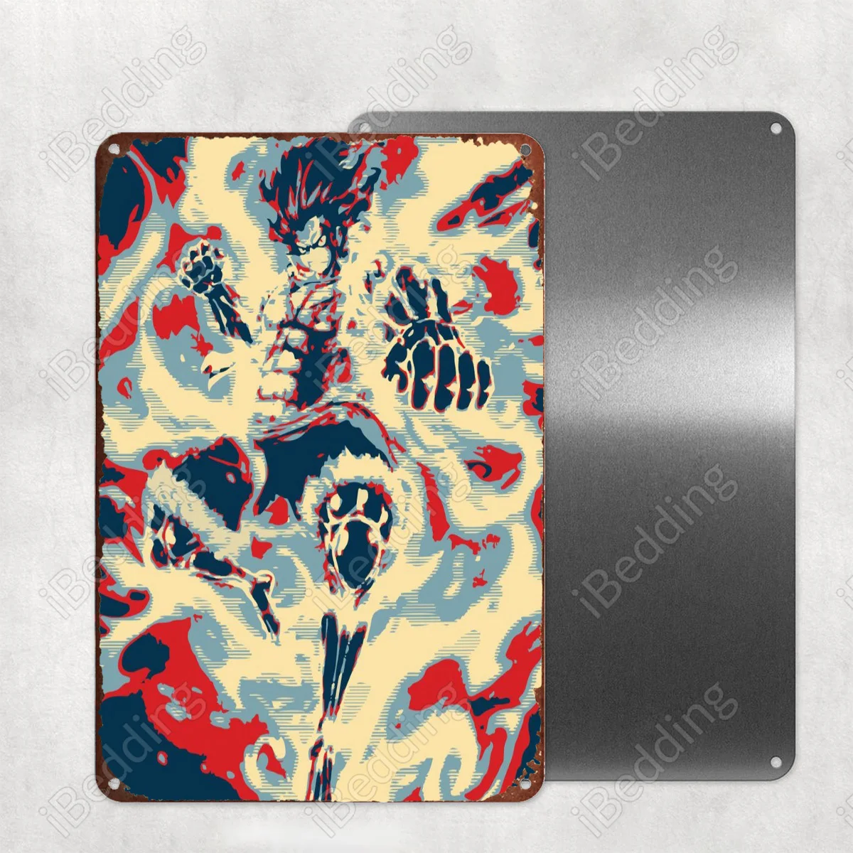 

Злой обезьянка D Luffy металлическая вывеска-плакат украшение для дома и бара железная живопись персонализированный Паб Клуб промышленный Де...