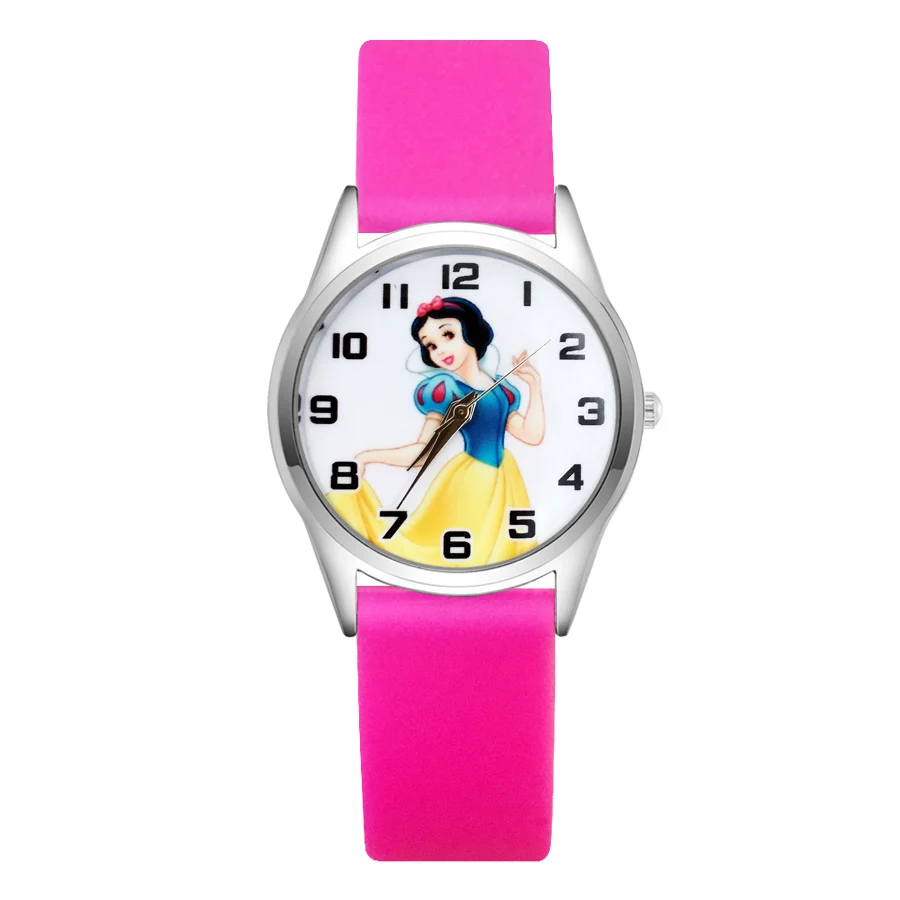 

Children's Cute Cartoon Style Women Student Boy Girl Leather Silicone Steel Strap Quartz Wrist Watches JC95