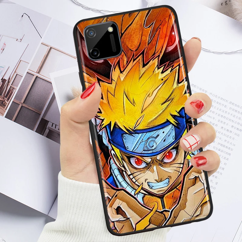 

Anime Kids Cartoon for Realme Narzo 20 10 7 6 6i 6S 5 5i 5S 3 3i 2 Pro Black TPU Soft Phone Case