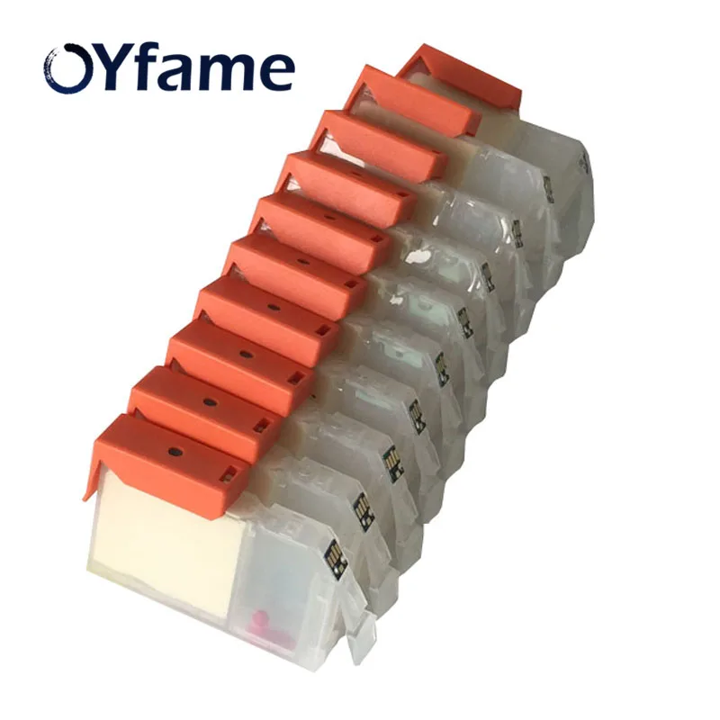OYfame 10 цветов для Canon PGI 72 многоразовый картридж принтера Pro10 с чипами|cartridge for
