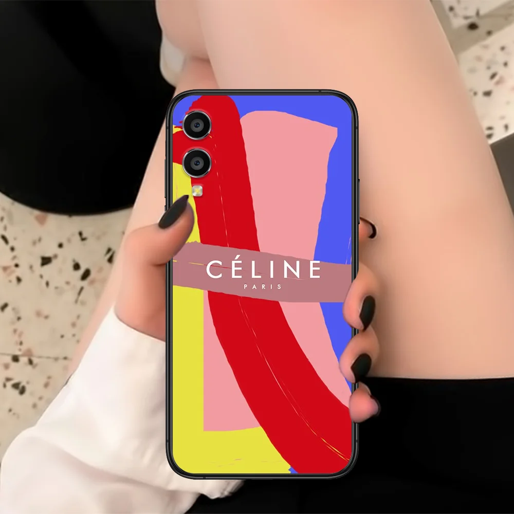 

Luxury Brand Celines Paris Phone Case For Huawei Honor 6 7 8 9 10 A C X I 20 Lite Pro Play Black black Bumper Fashion Cover