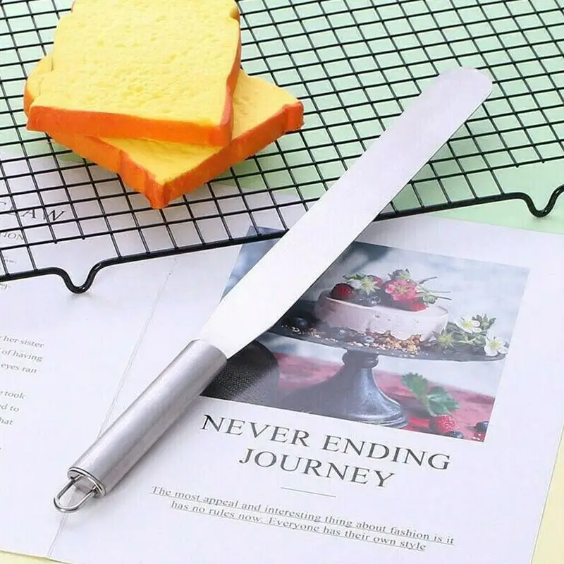 

Cream Spatula Stainless Steel Baking Pastry Tools Cake Butter Accessories Portable Kitchen Gadgets Cake Decorating Tools