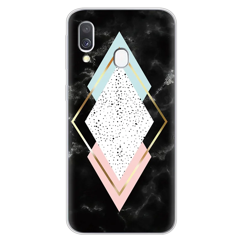 dls4g4bx Роскошный Мраморный чехол для телефона Samsung Galaxy A40 A30 A50 A70 A60 A10 A20, модный силиконовый мягкий чехол из ТПУ - Цвет: dls4g4bx
