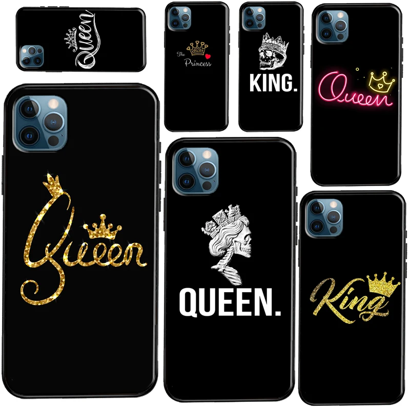 

Милый мягкий чехол для телефона с Королевской короной для iPhone 11 14 13 Pro Max 12 Mini 6S 7 8 Plus X XR XS Max SE 2020, чехлы