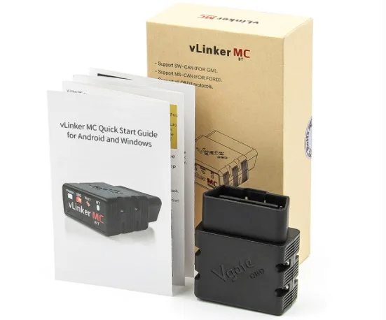 Vgate vLinker MC V2.2 Bluetooth для Android OBD OBD2 автомобильный диагностический инструмент PK OBDLINK |