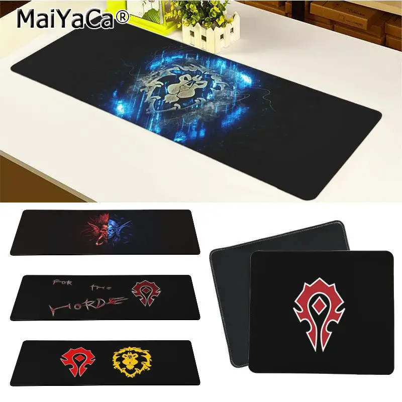 Maiya высокое качество World of Warcraft Alliance orde красивый коврик для мышки в стиле аниме резиновый компьютерный игровой коврик для мыши