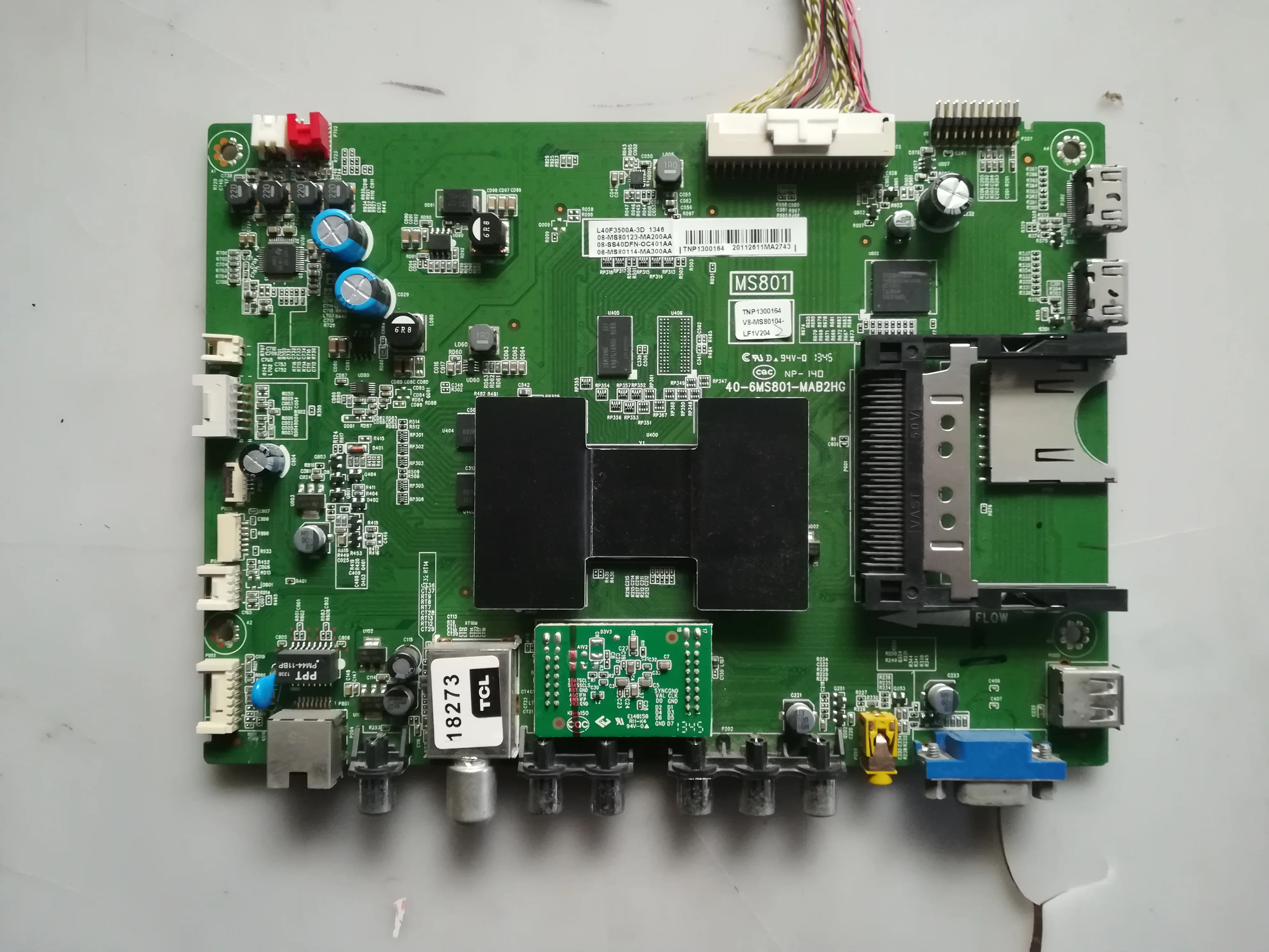 

Original logic board main board l40f3500a-3d main board 40-6ms801-mab2hg screen lvf400se2l circuit board