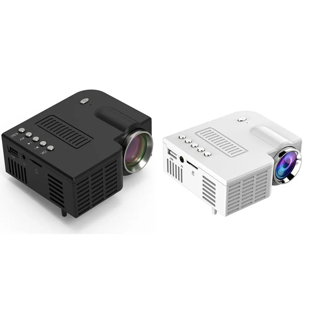 

Mini Projector Portable USB Audio Projector Smart Home Media Video player For Ios Android Phone Projector