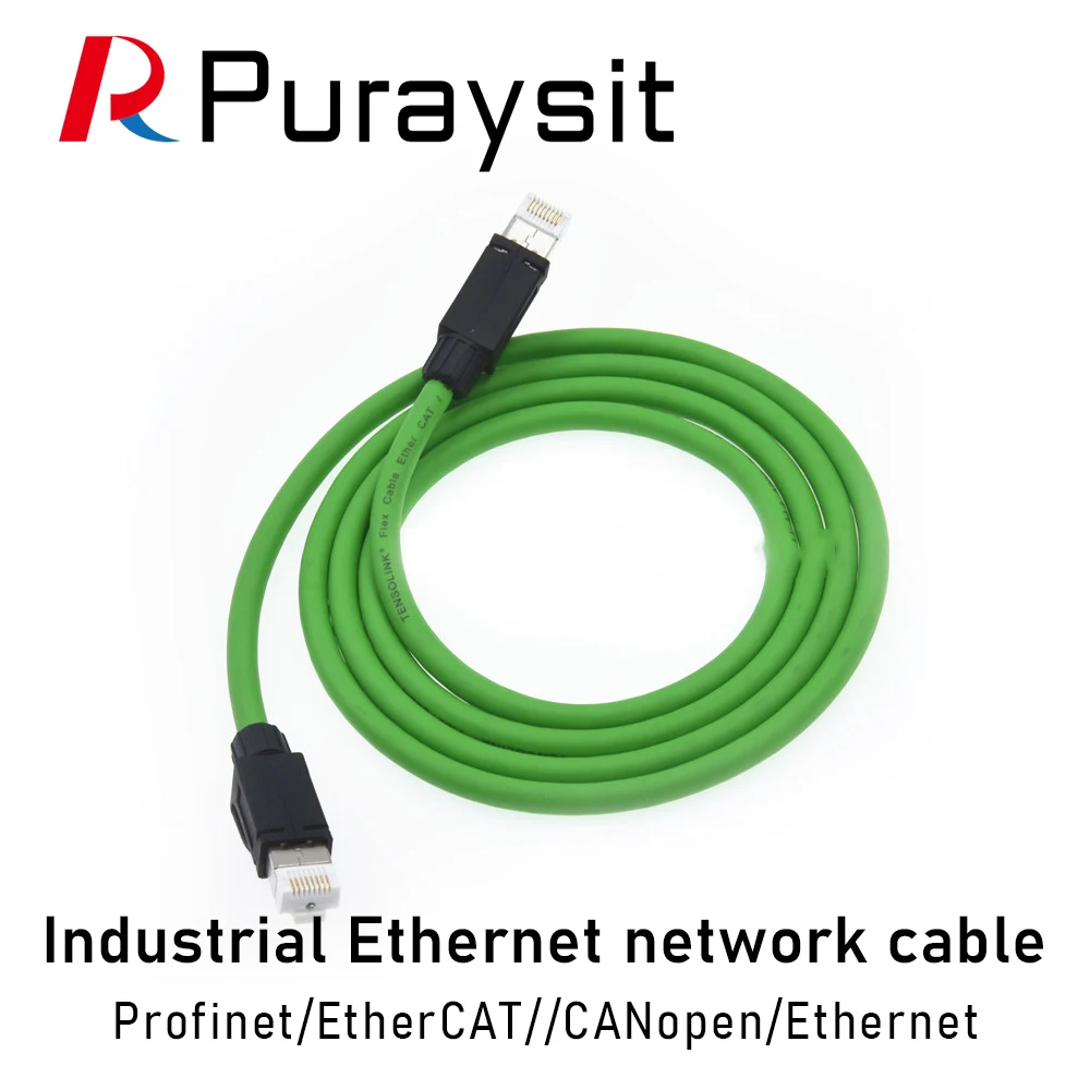 Cabo de Rede Flexível Alto dos Ethernet Industriais Profinet Ethercat Canopen Ethernet Cabos de energia