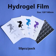 50pcs Universal Hydrogel Film For Blade Or Laser Cutting Machine HD/Matte/Anti Blue-Ray/UV/Privacy Matte Phone Screen Protector