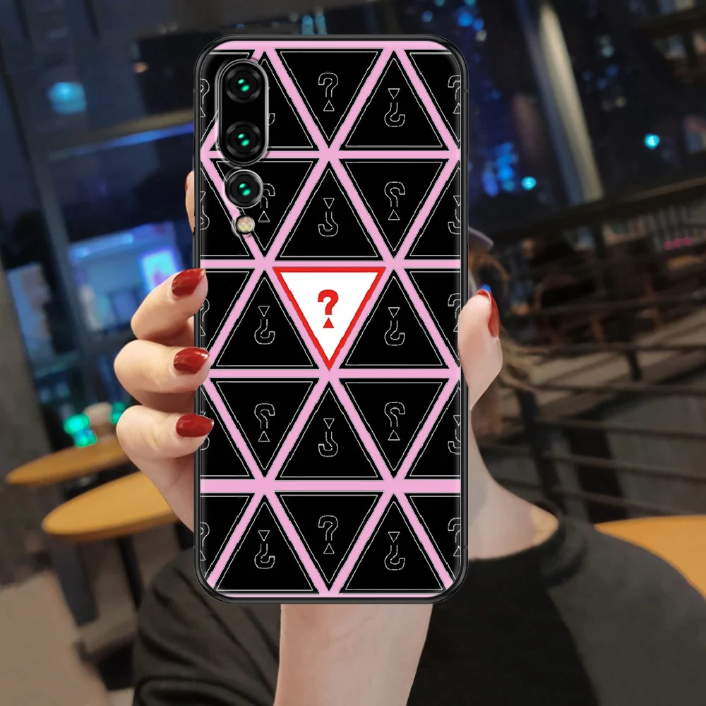 

Fashion brand GUE Phone case For Huawei P Mate P10 P20 P30 P40 10 20 Smart Z Pro Lite 2019 black trend cell cover soft shell 3D