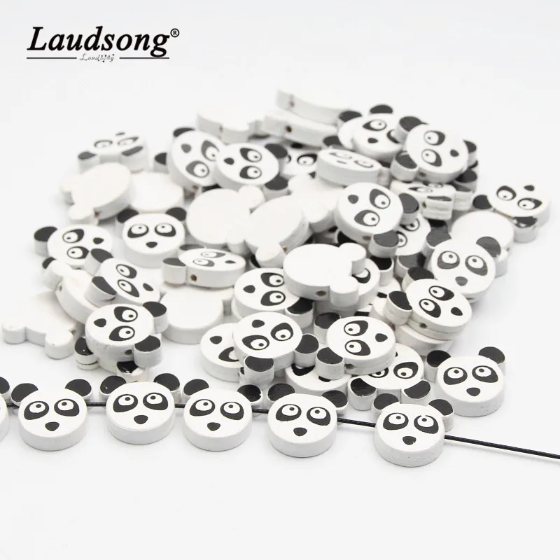 30 шт. деревянные бусины в стиле панды разделитель для бисера ювелирные изделия