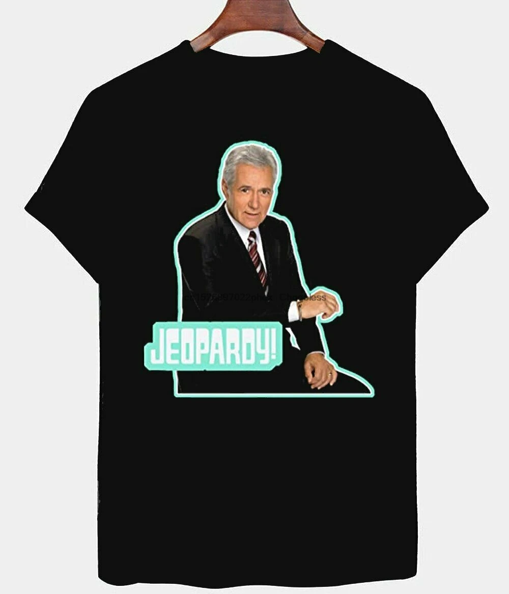 Алекс требек опасности рукавом Мужская Графические футболки унисекс