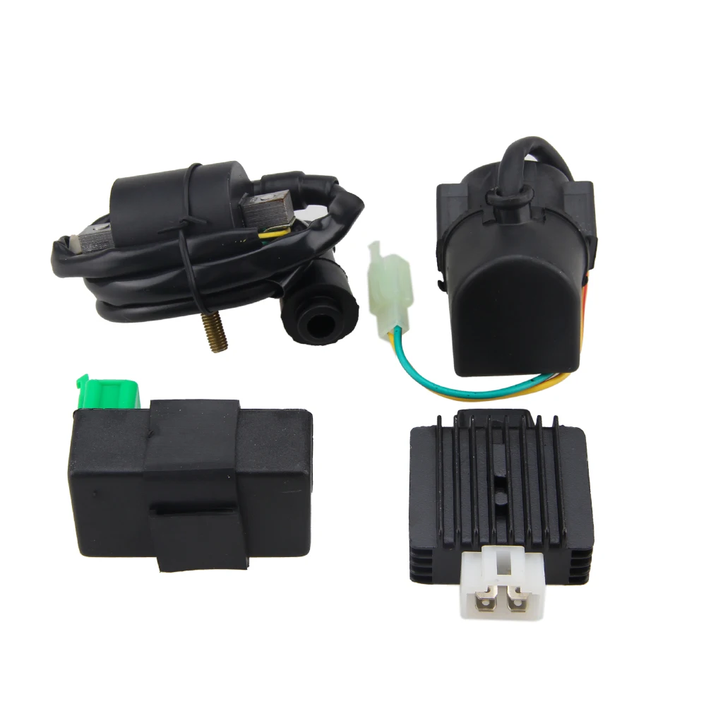 4PCS/Set Regulator Rectifier Relay Ignition Coil Chinese ATV Quad 50cc 70 90cc 110cc | Автомобили и мотоциклы