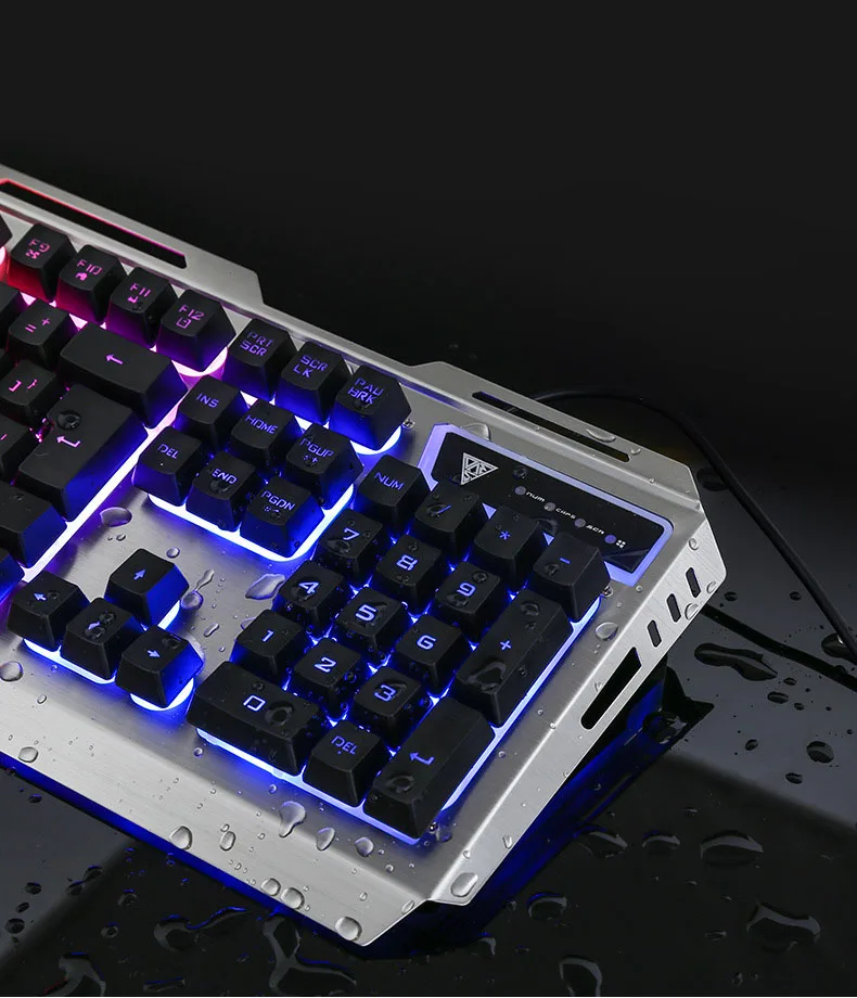 Проводная USB интерфейс механическая клавиатура мышь набор для домашнего офиса