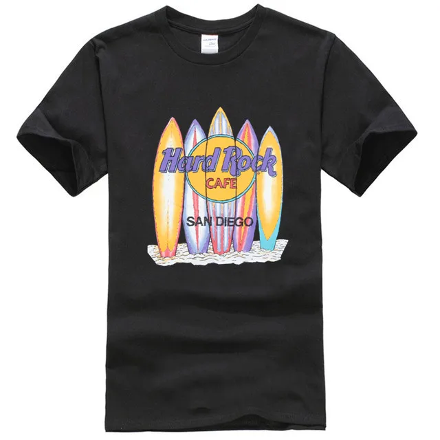 Винтажная футболка в стиле хард рок кафе Сан-Диго |