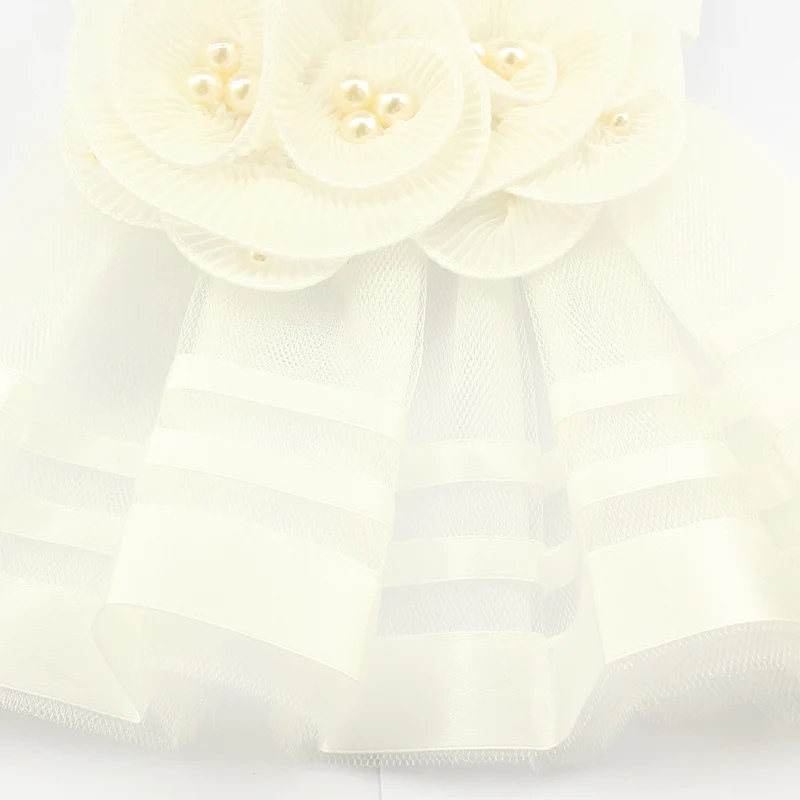 

Armi store Pearl Flower Adornment Dog Dress Wedding Dresses For Dogs 6073008 Pet Skirt Costume Supplies XS, S, M, L, XL