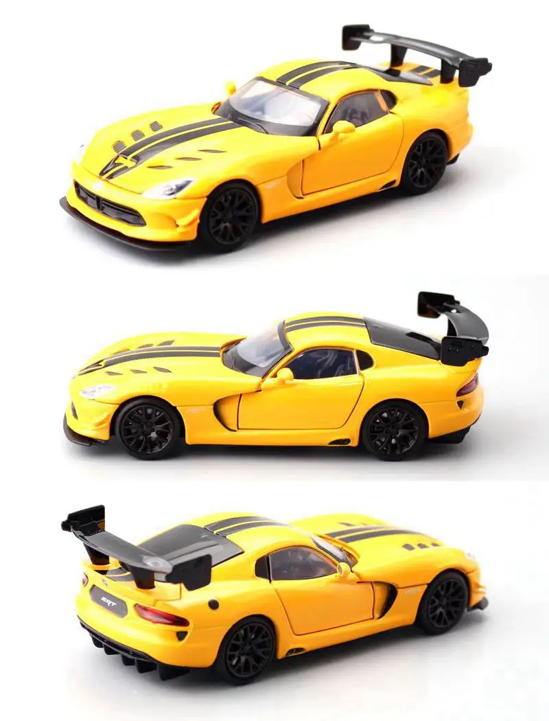 Модель jackiстанк/литая игрушка/Масштаб 1:32/Dodge Viper ACR автомобиль/звук